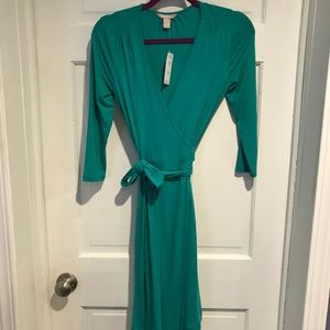 Banana Republic - Gemma Wrap Dress - Terrific Teal
